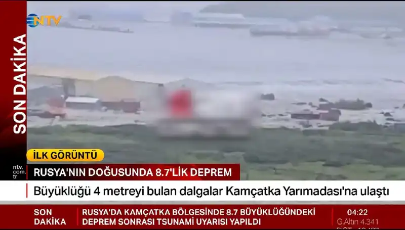Kamçatka Kıyılarında İlk Tsunami Dalgaları Alarmı: Neler Oluyor?