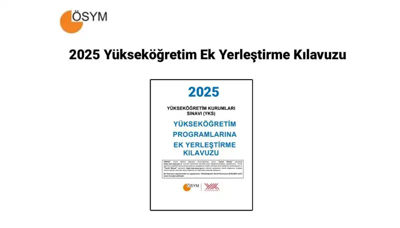 2025 Yükseköğretim Ek Yerleştirme Kılavuzu Yayınlandı! İşte Tüm Detaylar