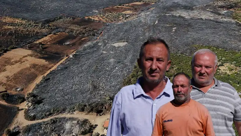 Çeşme Yangınında Asfalt Yüzey Yanıyor: Hayaller ve Anılar Küller Arasında