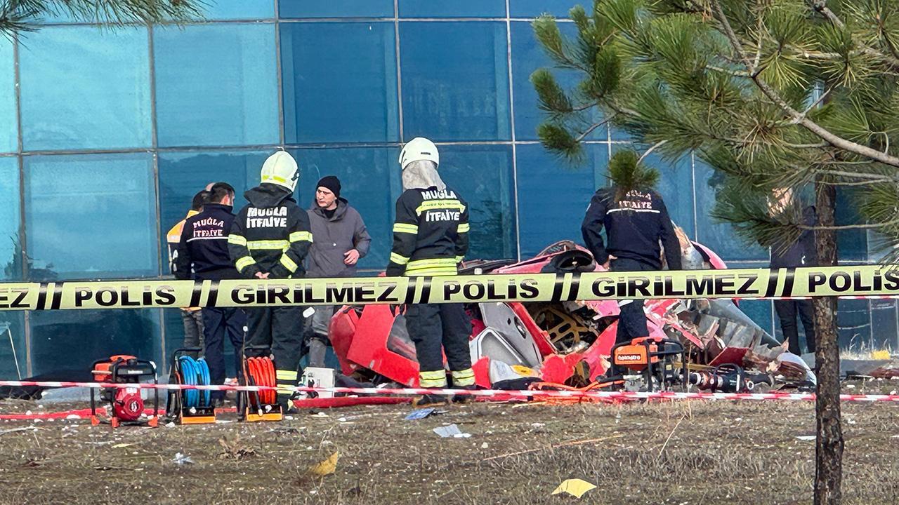 Muğla'da Ambulans Helikopter Kaza Yaptı