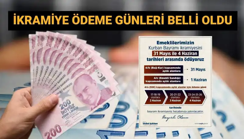 Emekli Bayram İkramiyeleri Hesaplara Ne Zaman Geçiyor? İşte Tüm Detaylar!
